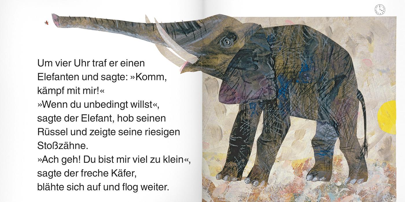Beispielinhalt (Bild) Der kleine Käfer Immerfrech