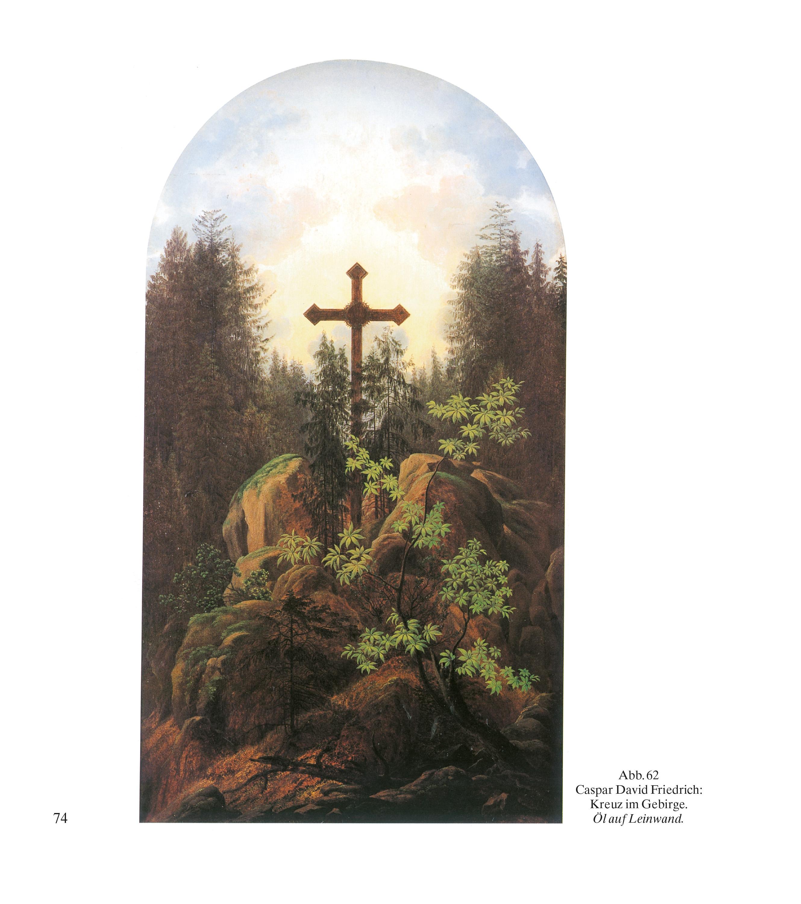 Beispielinhalt (Bild) Caspar David Friedrich im Harz