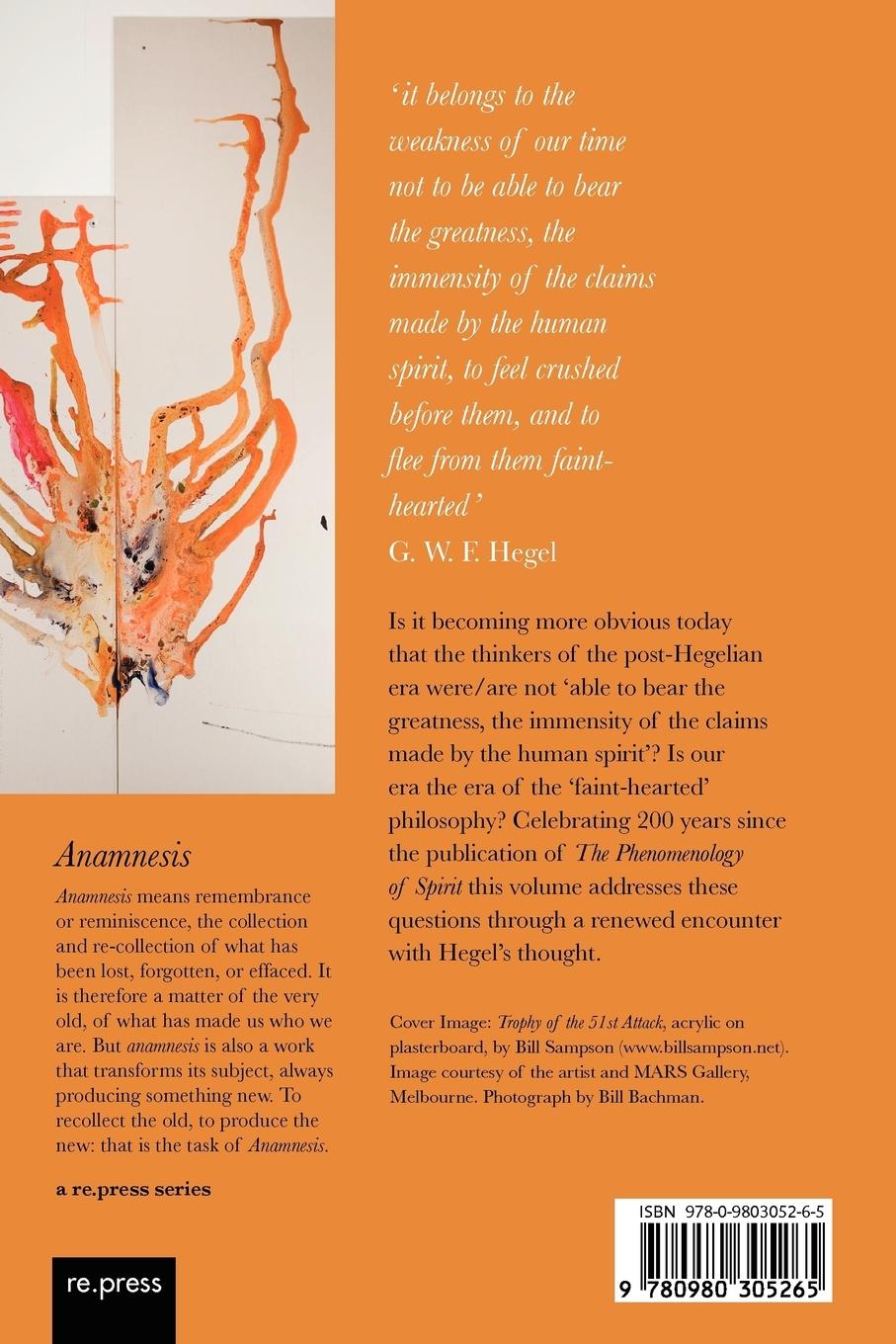 Rückseitencover The Spirit of the Age