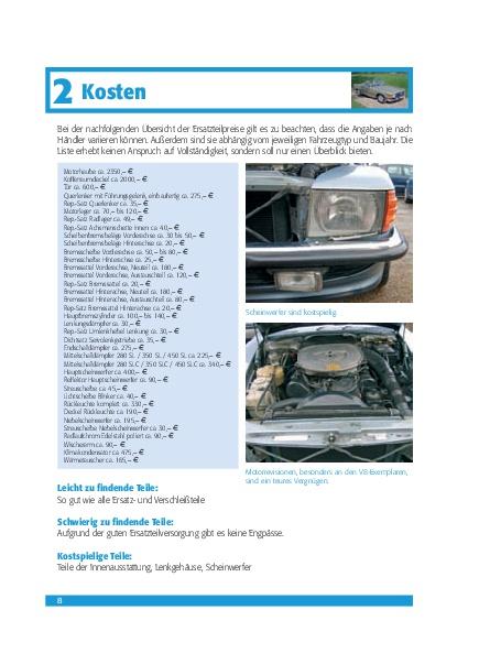 Beispielinhalt (Bild) Praxisratgeber Klassikerkauf Mercedes Benz 280-560 SL & SLC (R/C 107)