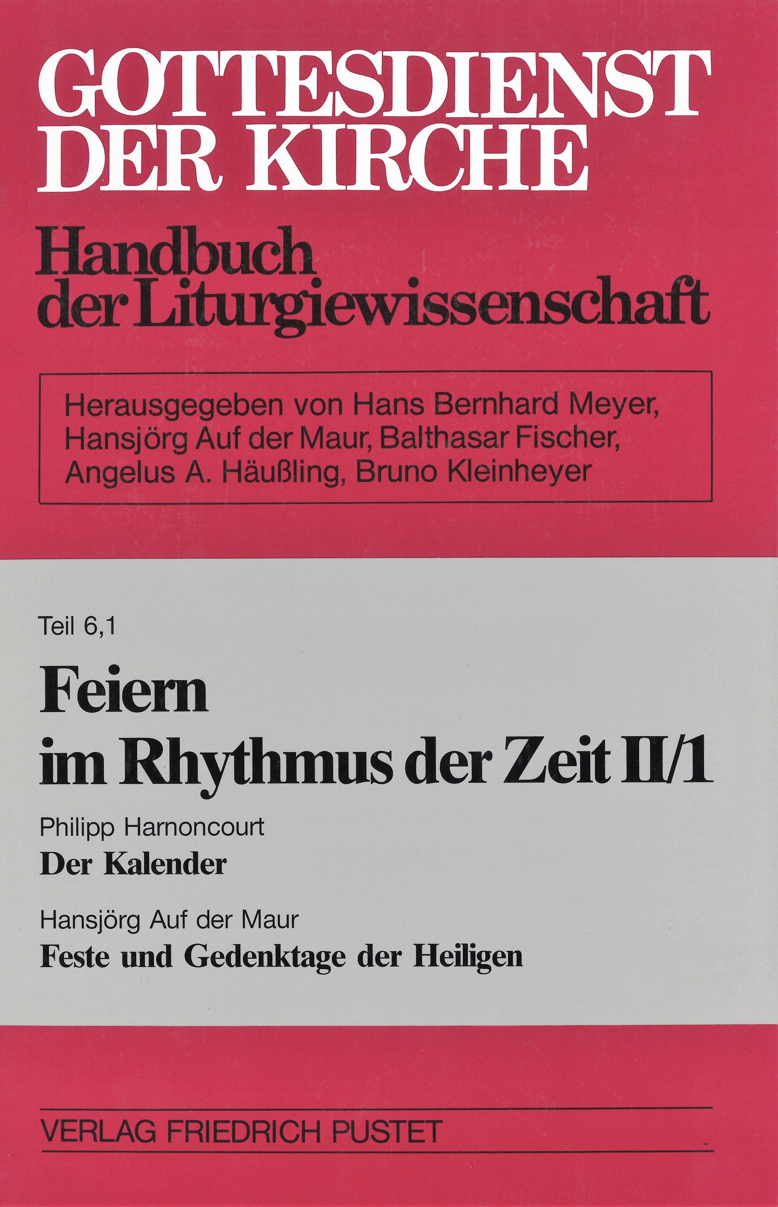 Vorderes Coverbild Gottesdienst der Kirche 06/1. Feiern im Rhythmus der Zeit 2/1