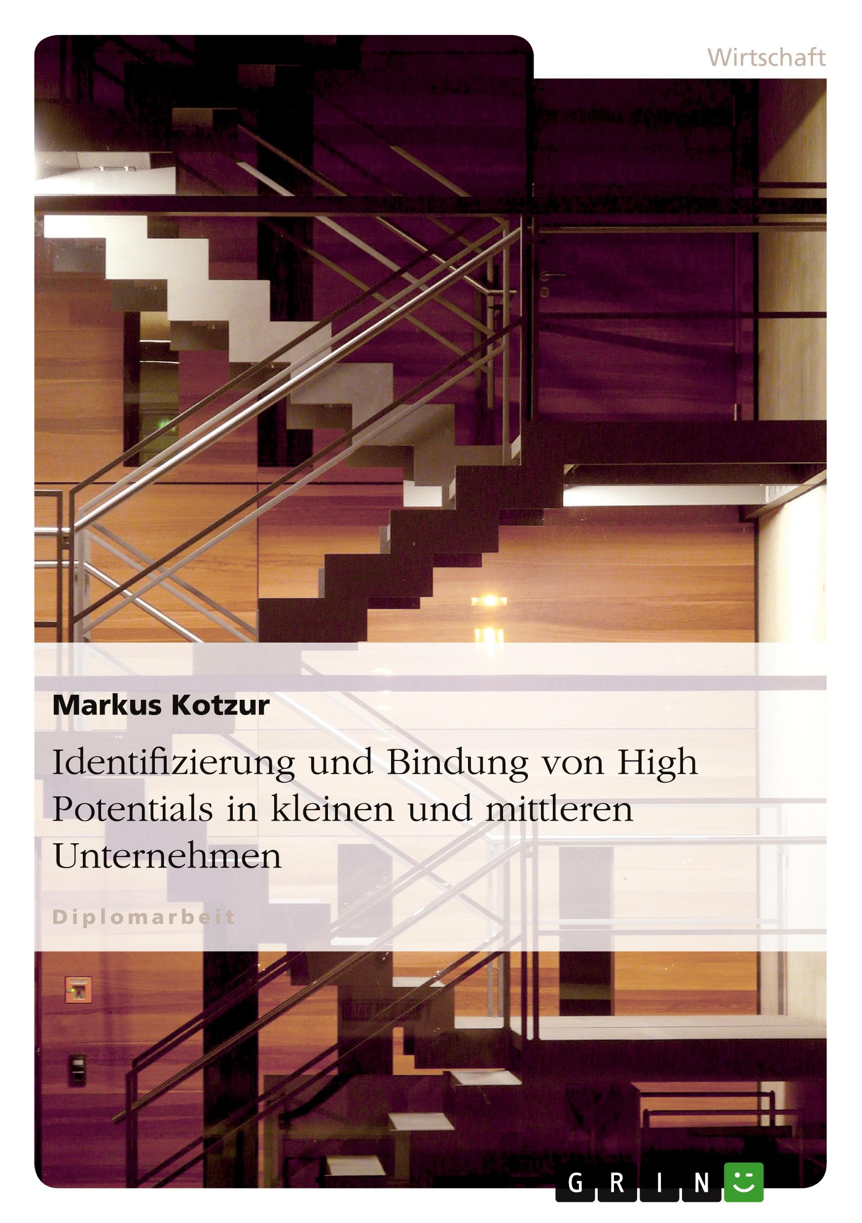 Vorderes Coverbild Identifizierung und Bindung von High Potentials in kleinen und mittleren Unternehmen