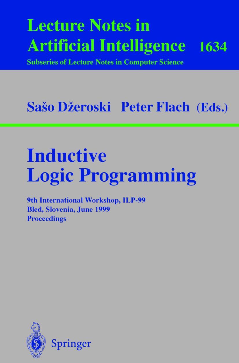Vorderes Coverbild Inductive Logic Programming