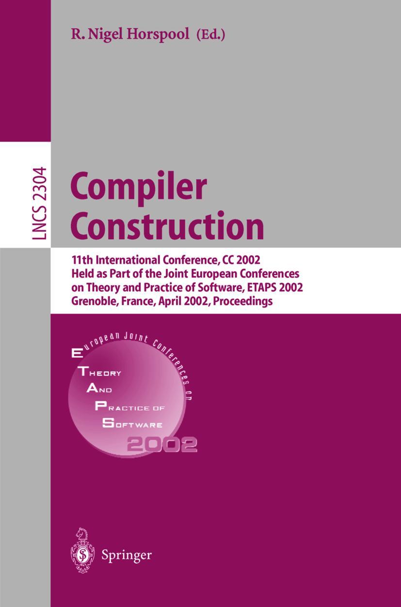 Vorderes Coverbild Compiler Construction