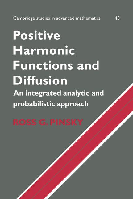 Vorderes Coverbild Positive Harmonic Functions and Diffusion