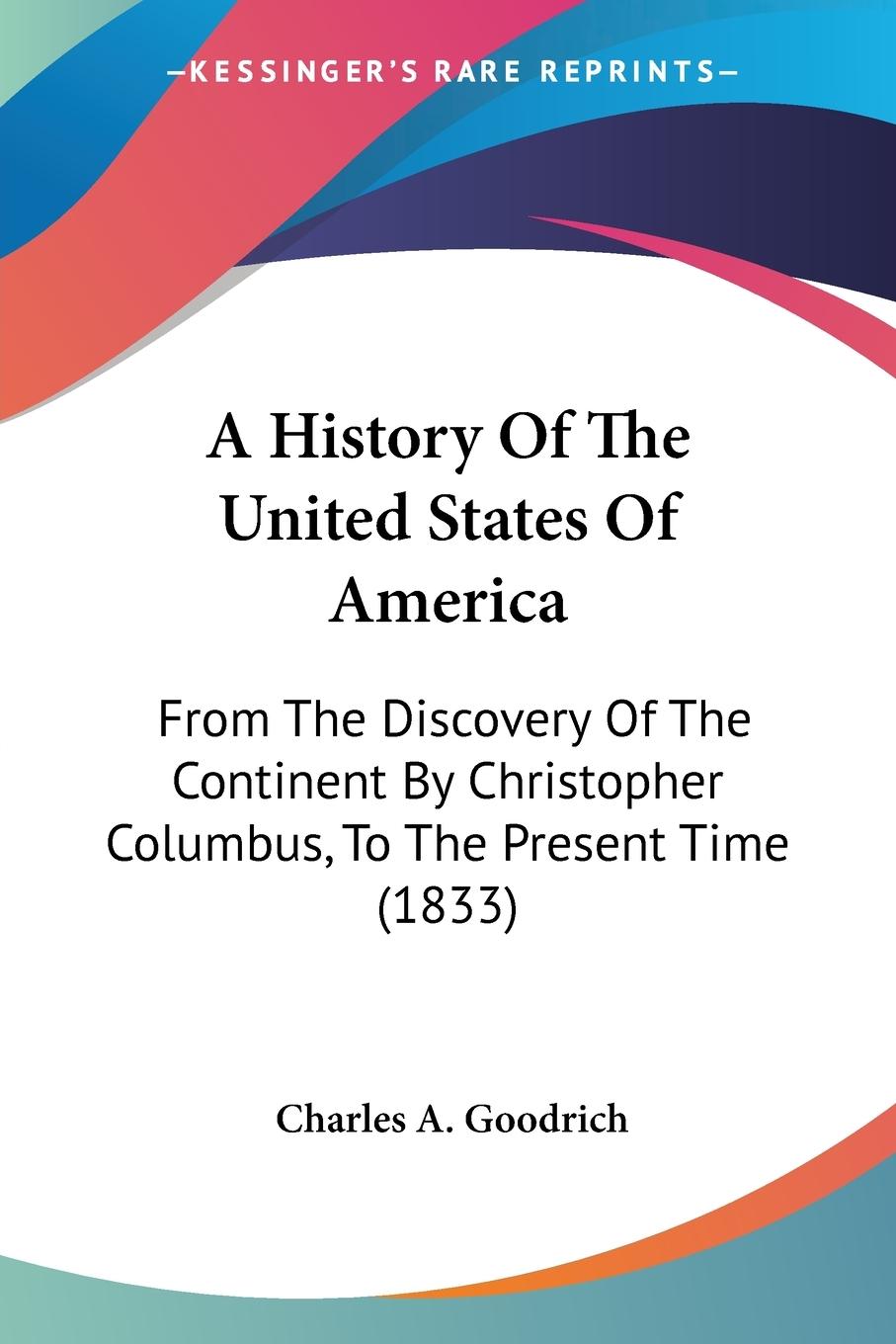 Vorderes Coverbild A History Of The United States Of America