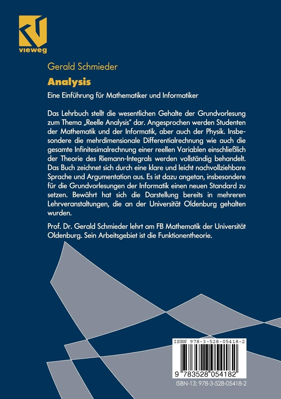 Rückseitencover Analysis