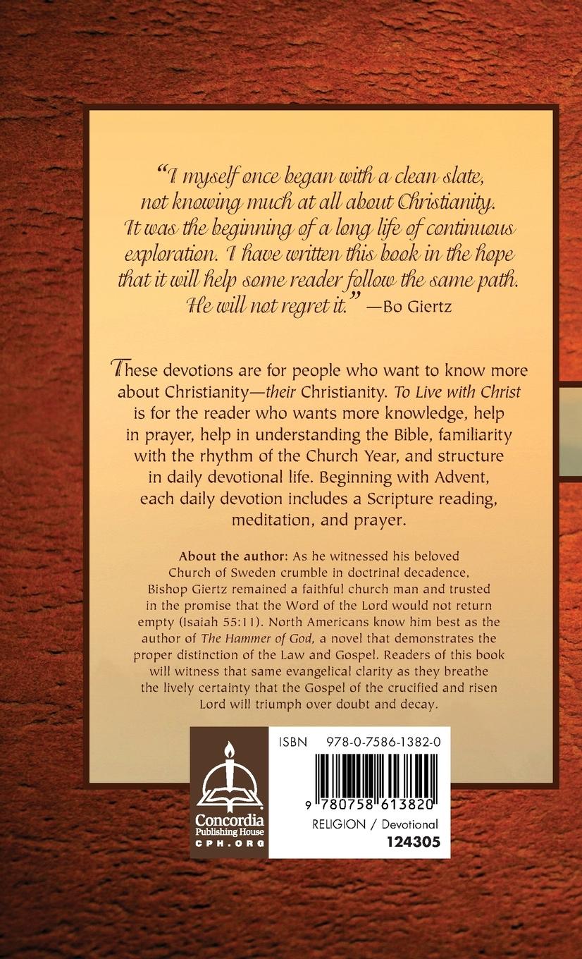 Rückseitencover To Live with Christ