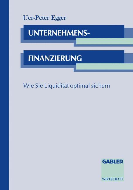 Vorderes Coverbild Unternehmensfinanzierung