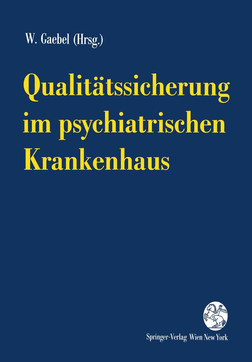 Vorderes Coverbild Qualitätssicherung im psychiatrischen Krankenhaus