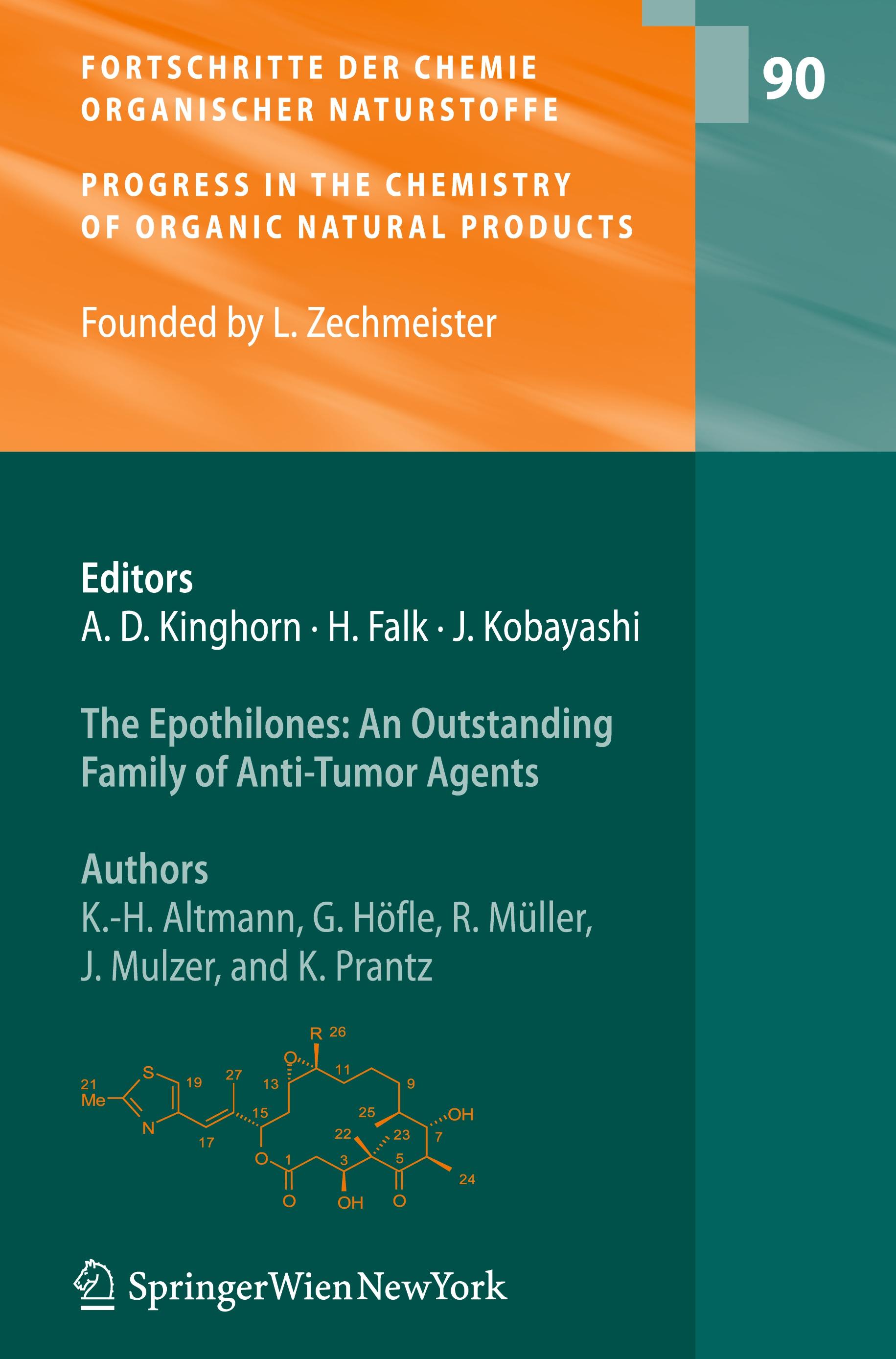 Vorderes Coverbild The Epothilones: An Outstanding Family of Anti-Tumor Agents