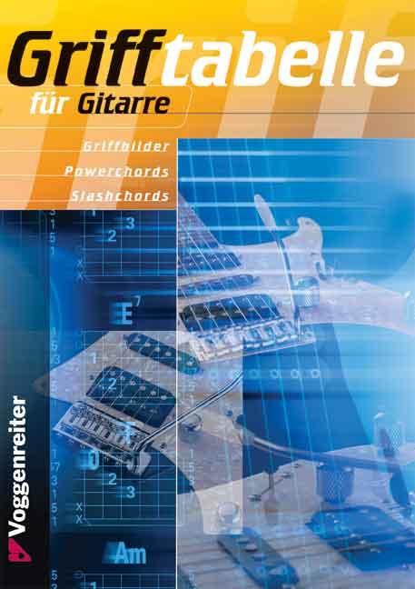 Vorderes Coverbild Grifftabelle für Gitarre