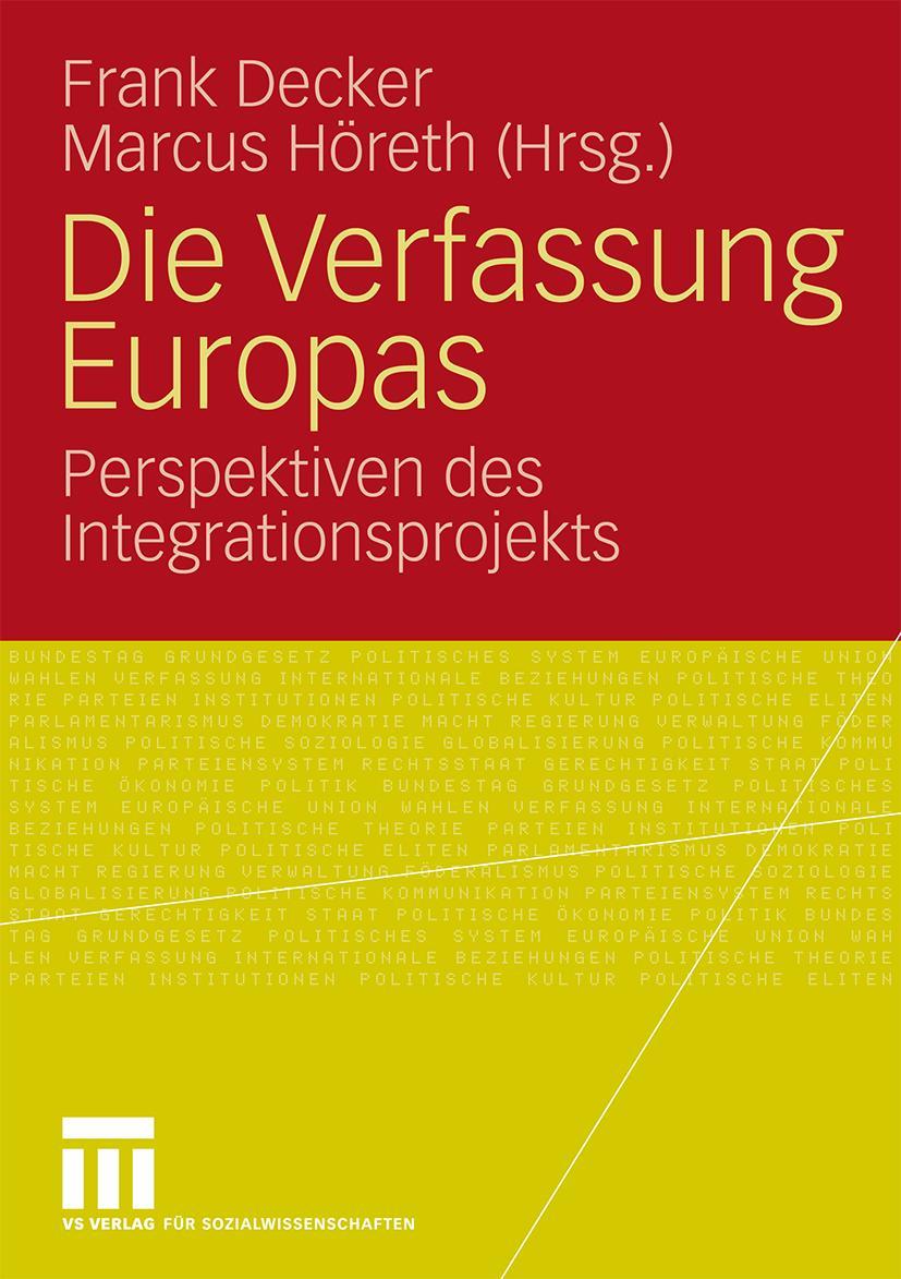 Vorderes Coverbild Die Verfassung Europas