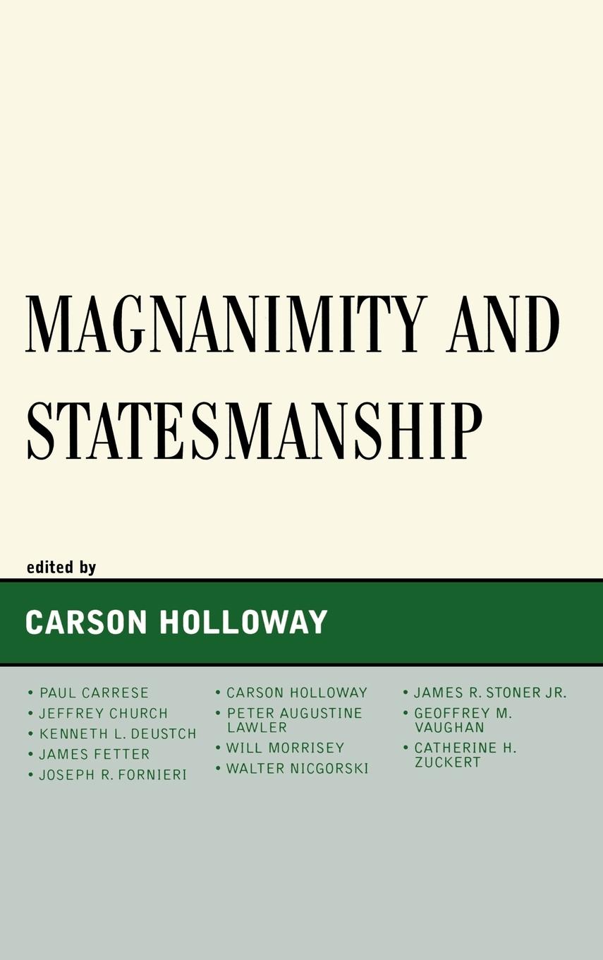 Vorderes Coverbild Magnanimity and Statesmanship