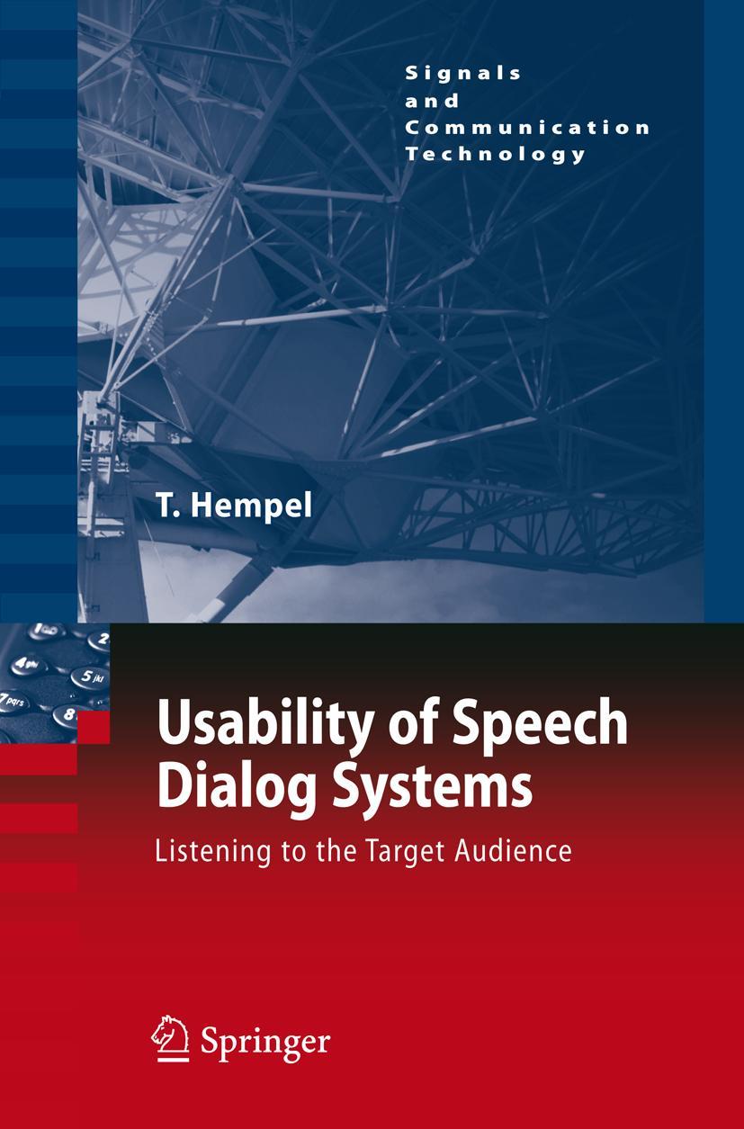 Vorderes Coverbild Usability of Speech Dialog Systems