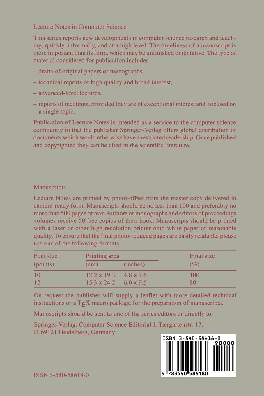 Rückseitencover Computer Security - ESORICS 94