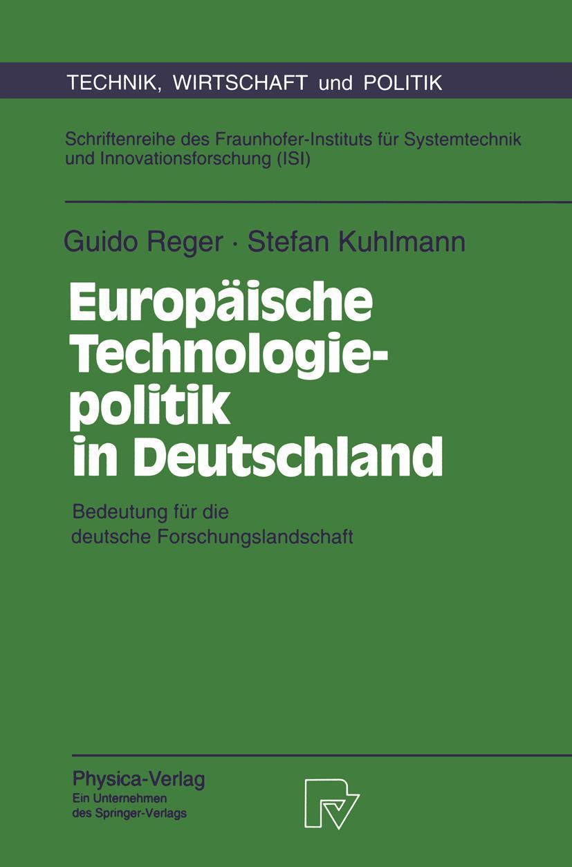 Vorderes Coverbild Europäische Technologiepolitik in Deutschland