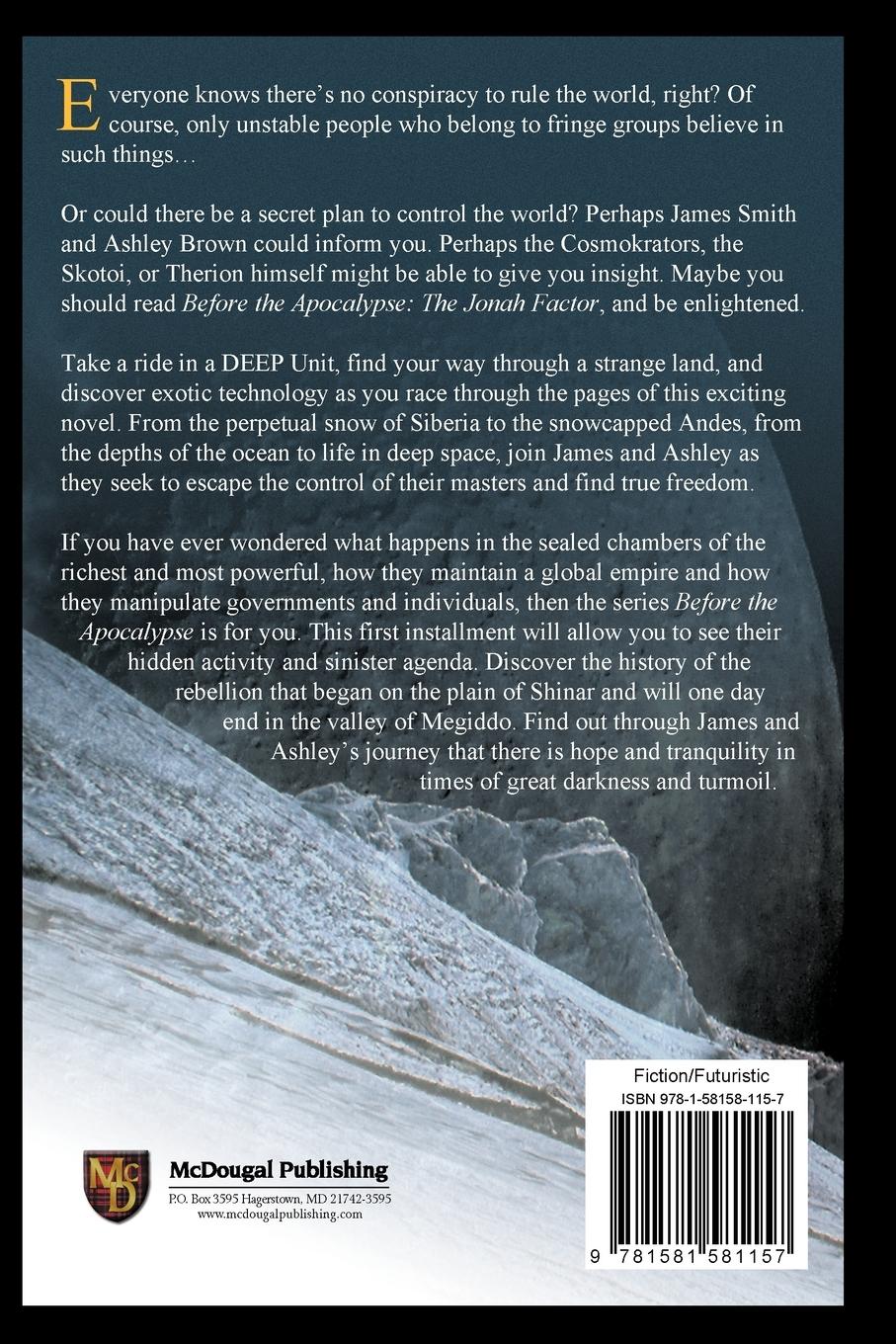 Rückseitencover Before the Apocalypse, the Jonah Factor