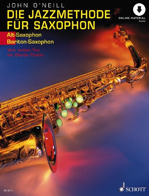 Vorderes Coverbild Die Jazzmethode für Saxophon