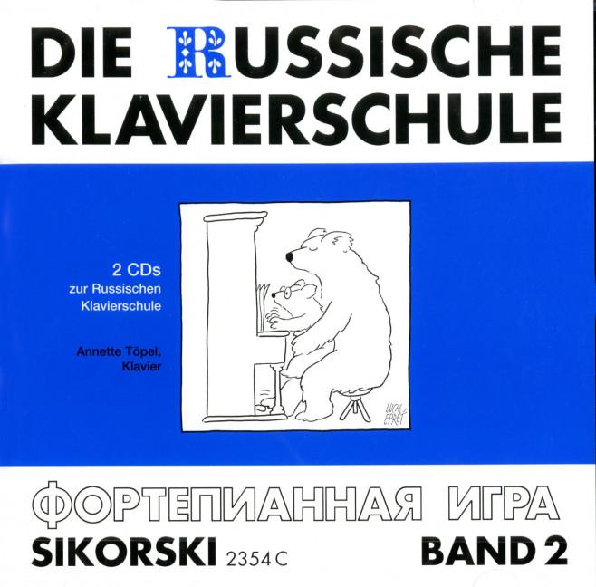 Vorderes Coverbild Die Russische Klavierschule 2. 2 CD's