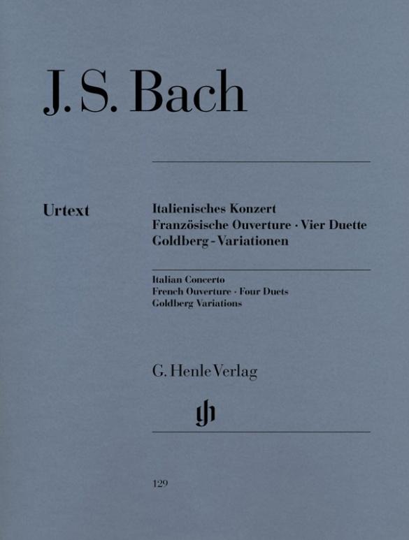 Vorderes Coverbild Italienisches Konzert, Französische Ouverture, Vier Duette, Goldberg-Variationen