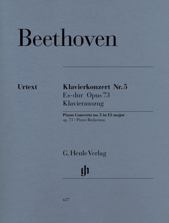 Vorderes Coverbild Konzert für Klavier und Orchester Nr. 5 Es-dur op. 73