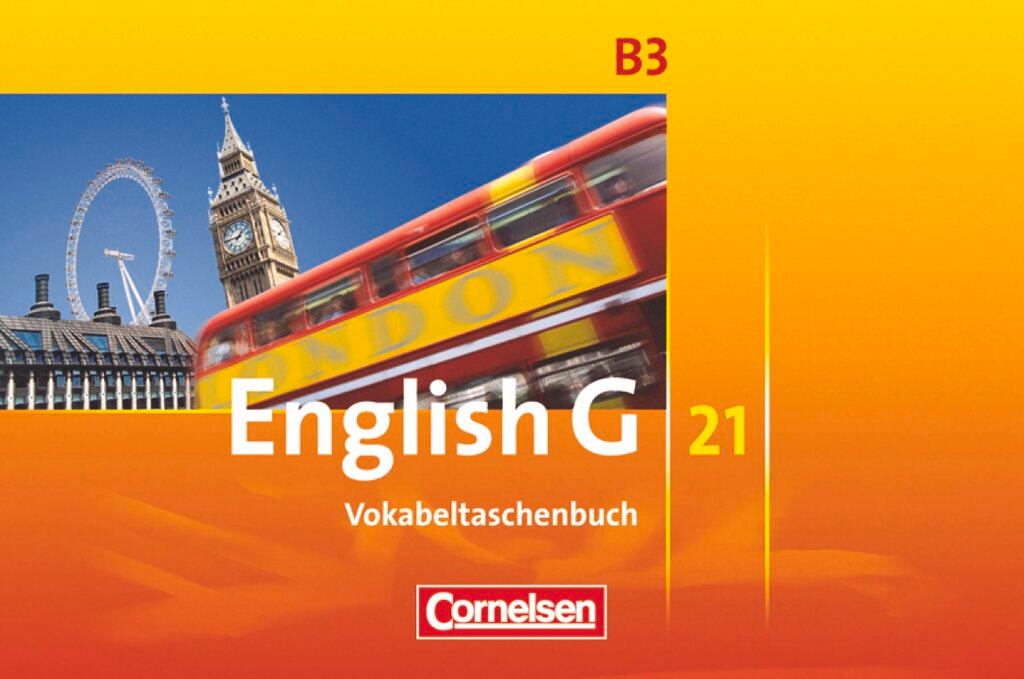Vorderes Coverbild English G 21. Ausgabe B 3. Vokabeltaschenbuch