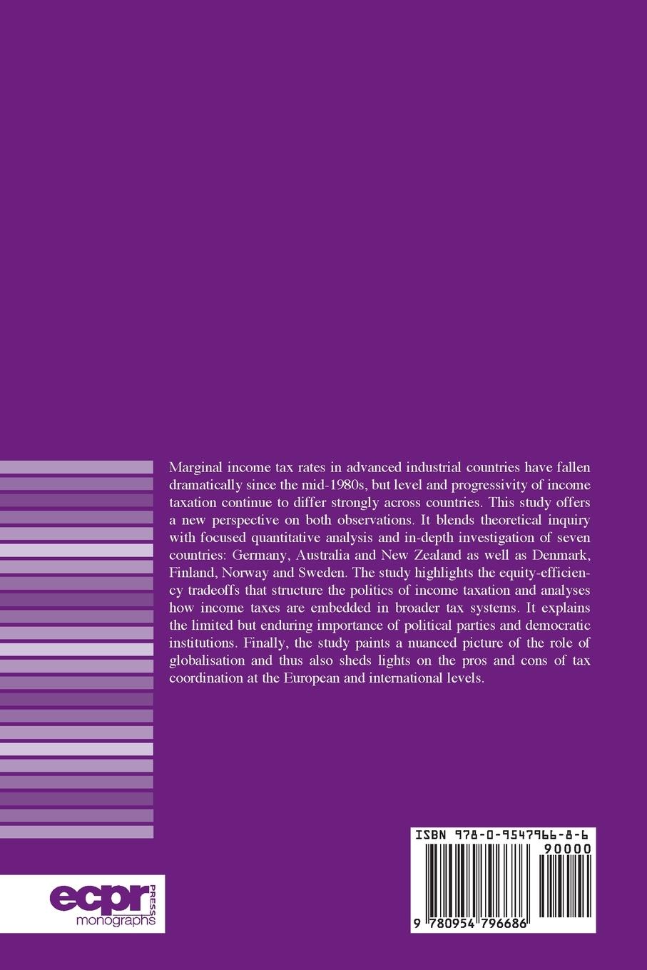 Rückseitencover The Politics of Income Taxation