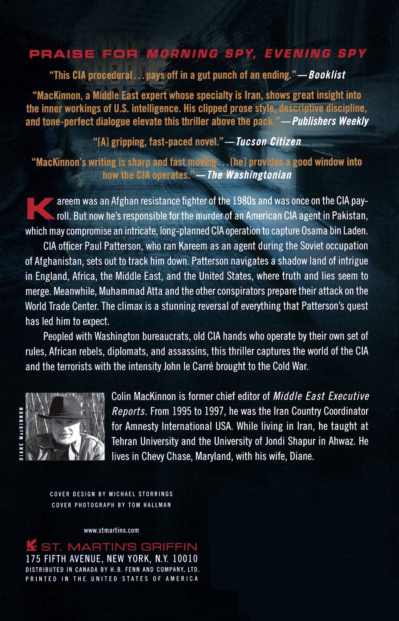 Rückseitencover Morning Spy, Evening Spy