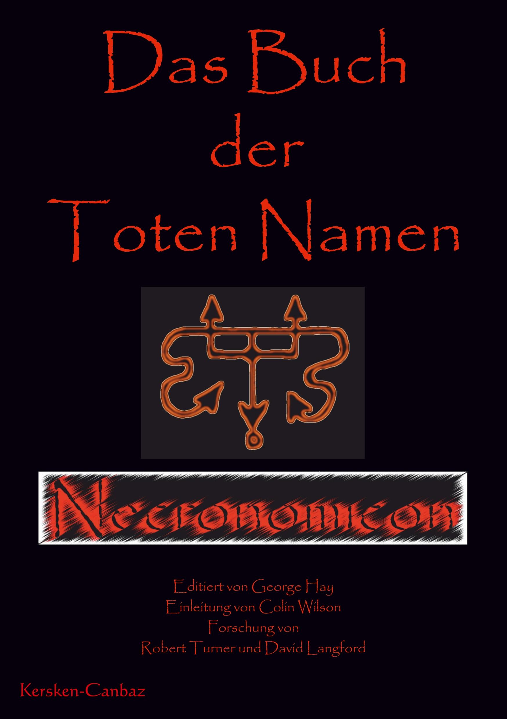 Vorderes Coverbild Das Buch der Toten Namen