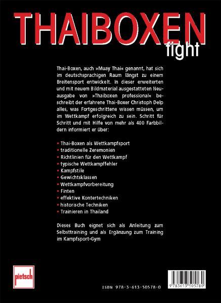 Rückseitencover Thaiboxen fight