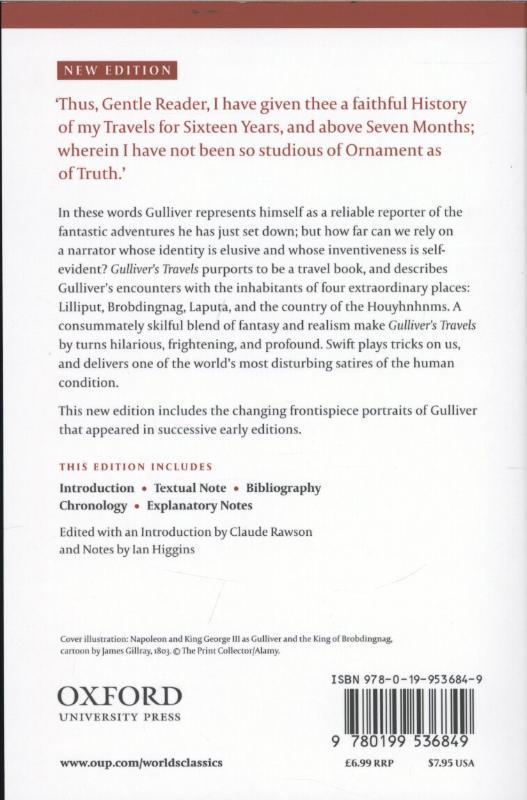 Rückseitencover Gulliver's Travels
