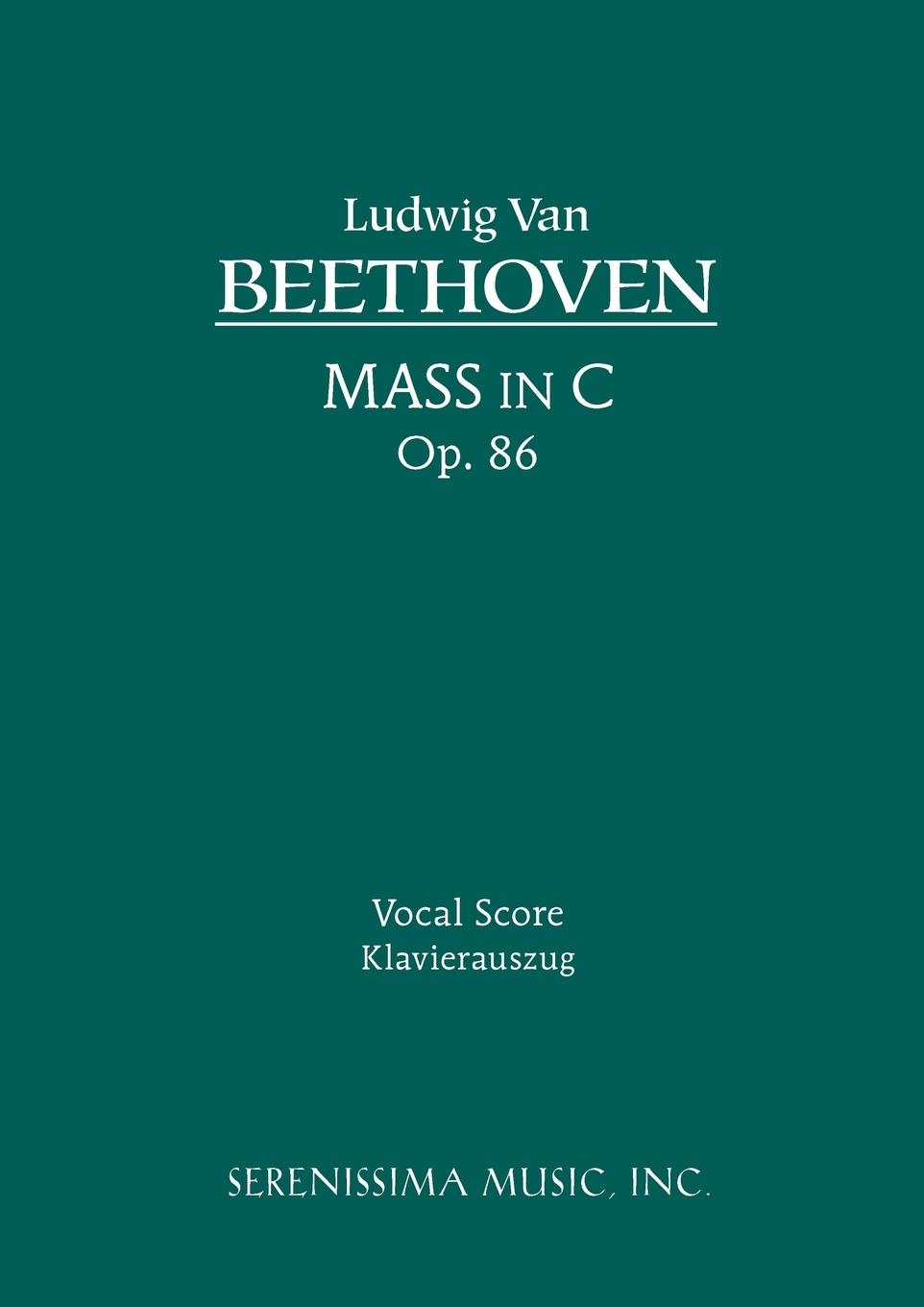 Vorderes Coverbild Mass in C, Op.86