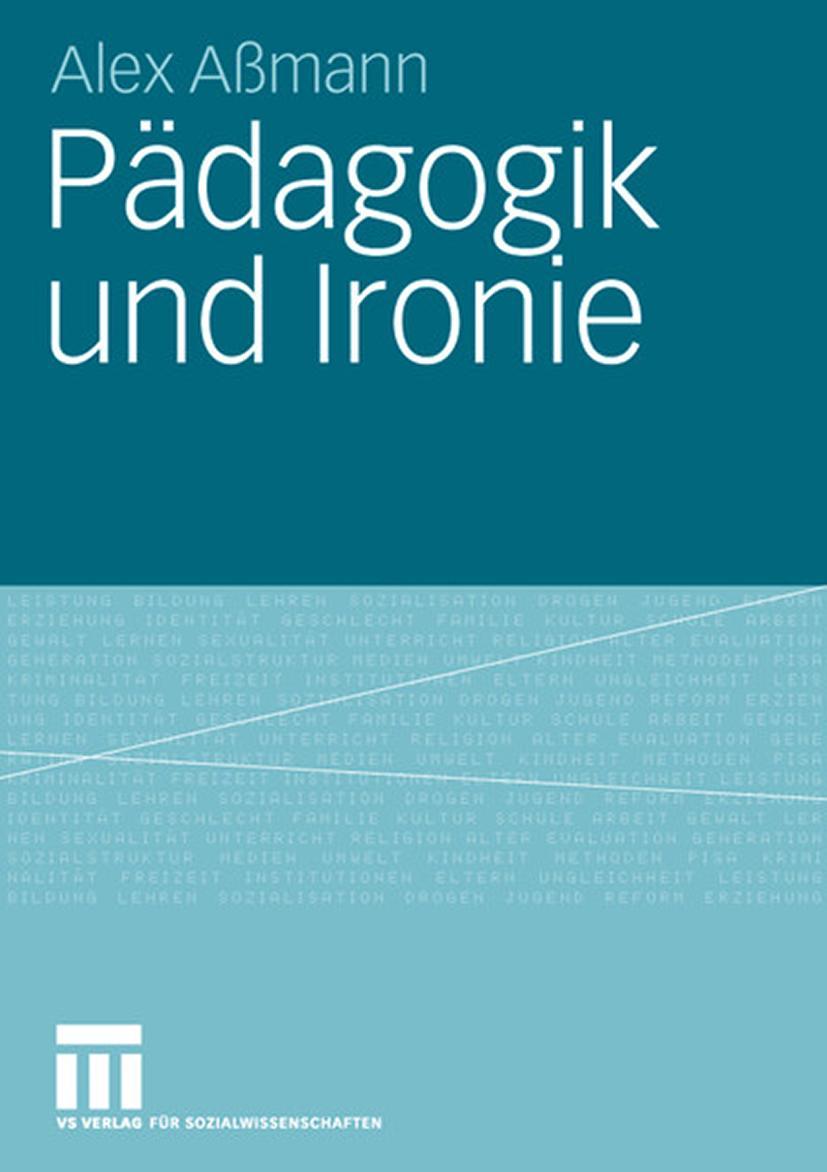 Vorderes Coverbild Pädagogik und Ironie