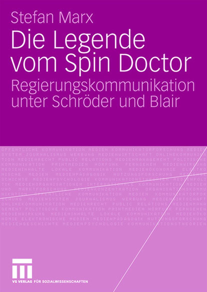Vorderes Coverbild Die Legende vom Spin Doctor