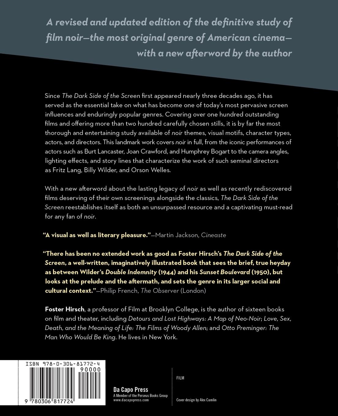 Rückseitencover The Dark Side of the Screen