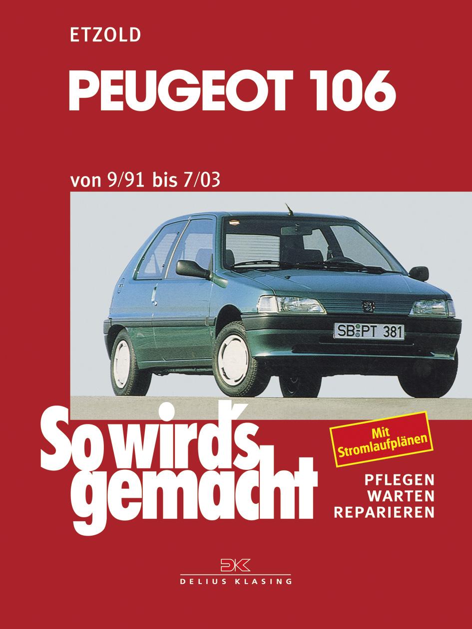 Vorderes Coverbild Peugeot 106 von 9/91 bis 7/03