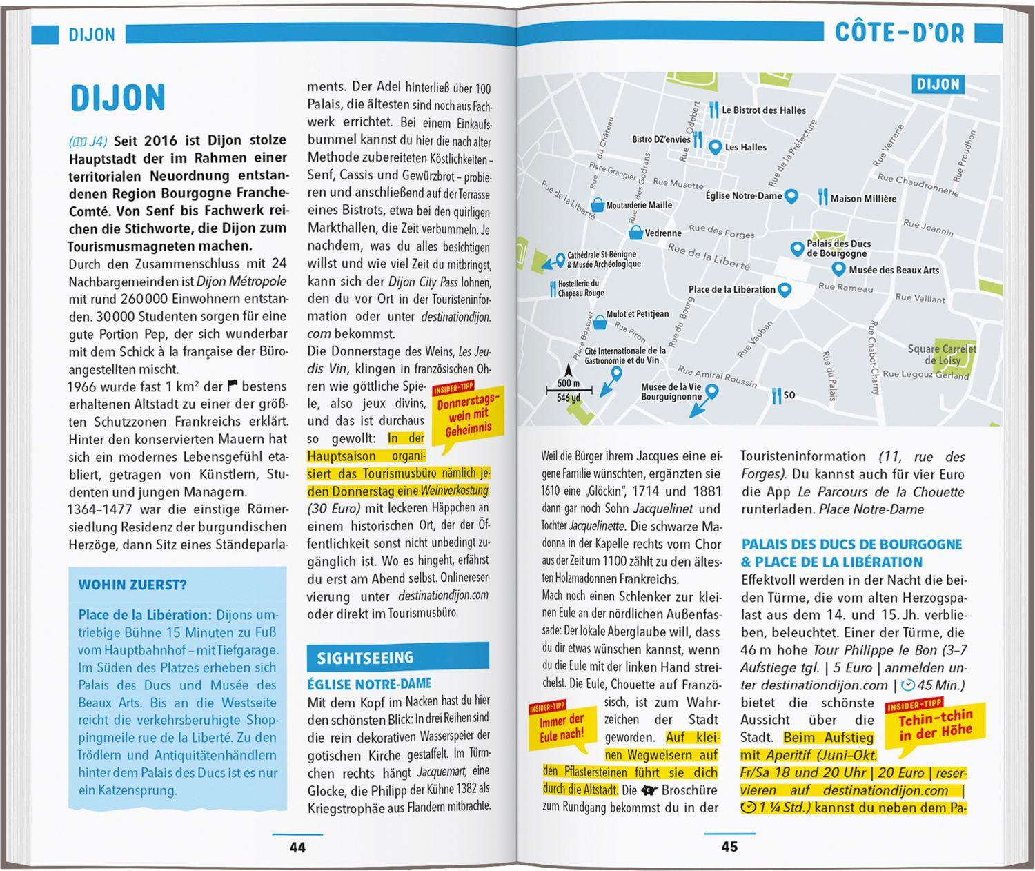 Beispielinhalt (Bild) MARCO POLO Reiseführer Burgund