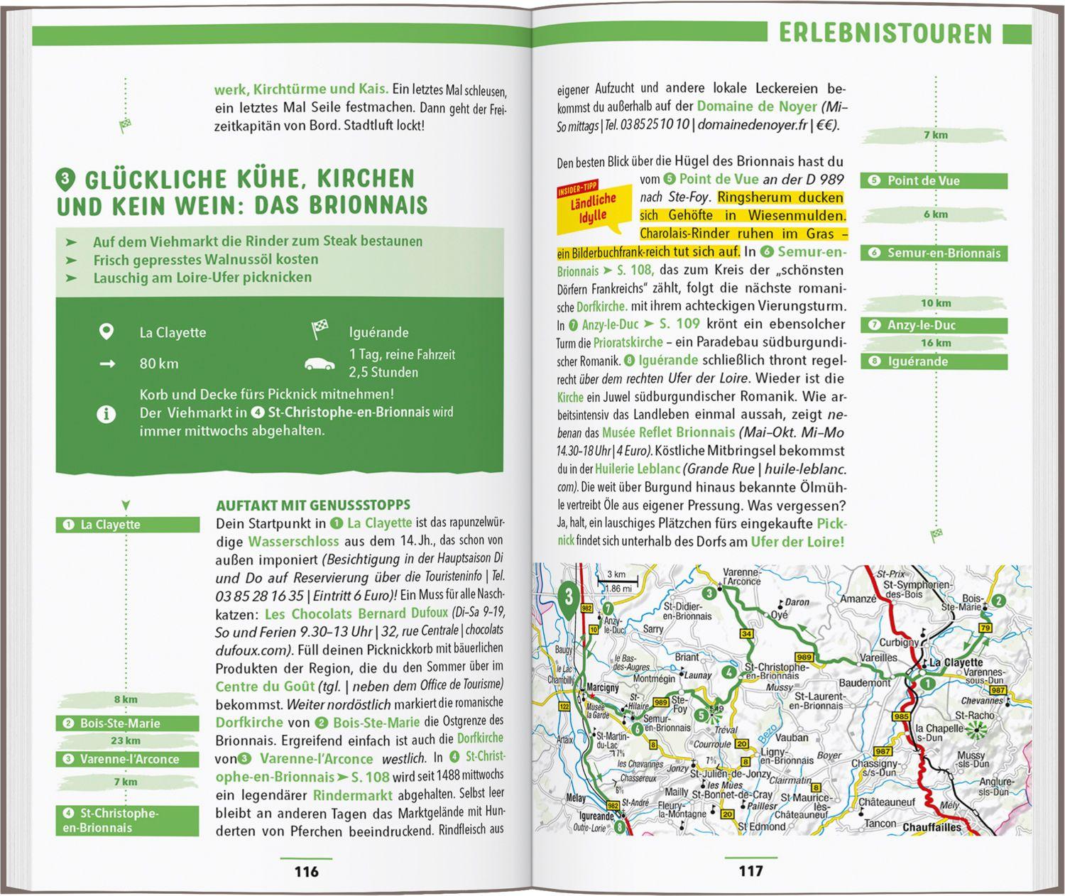 Beispielinhalt (Bild) MARCO POLO Reiseführer Burgund