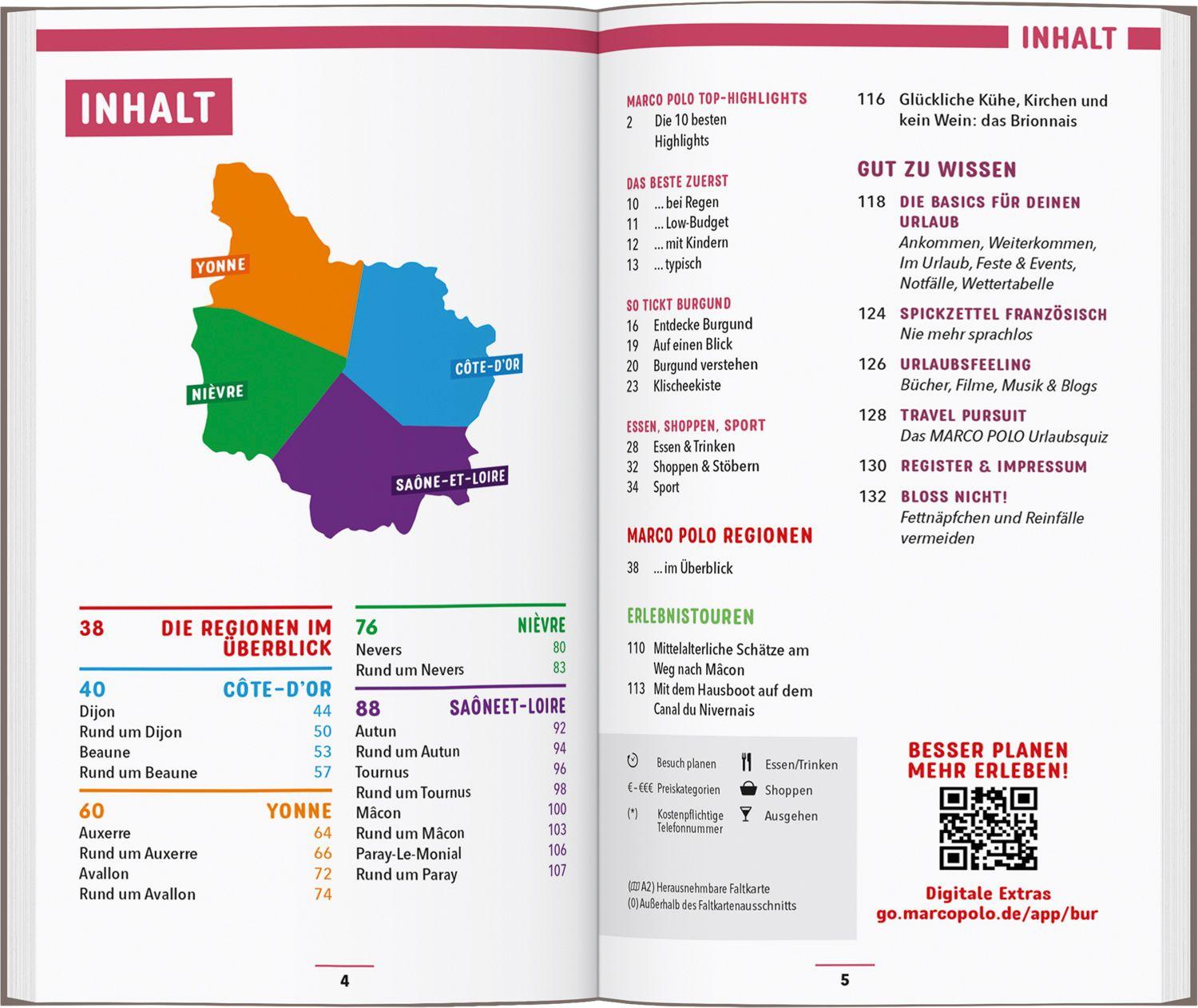 Beispielinhalt (Bild) MARCO POLO Reiseführer Burgund