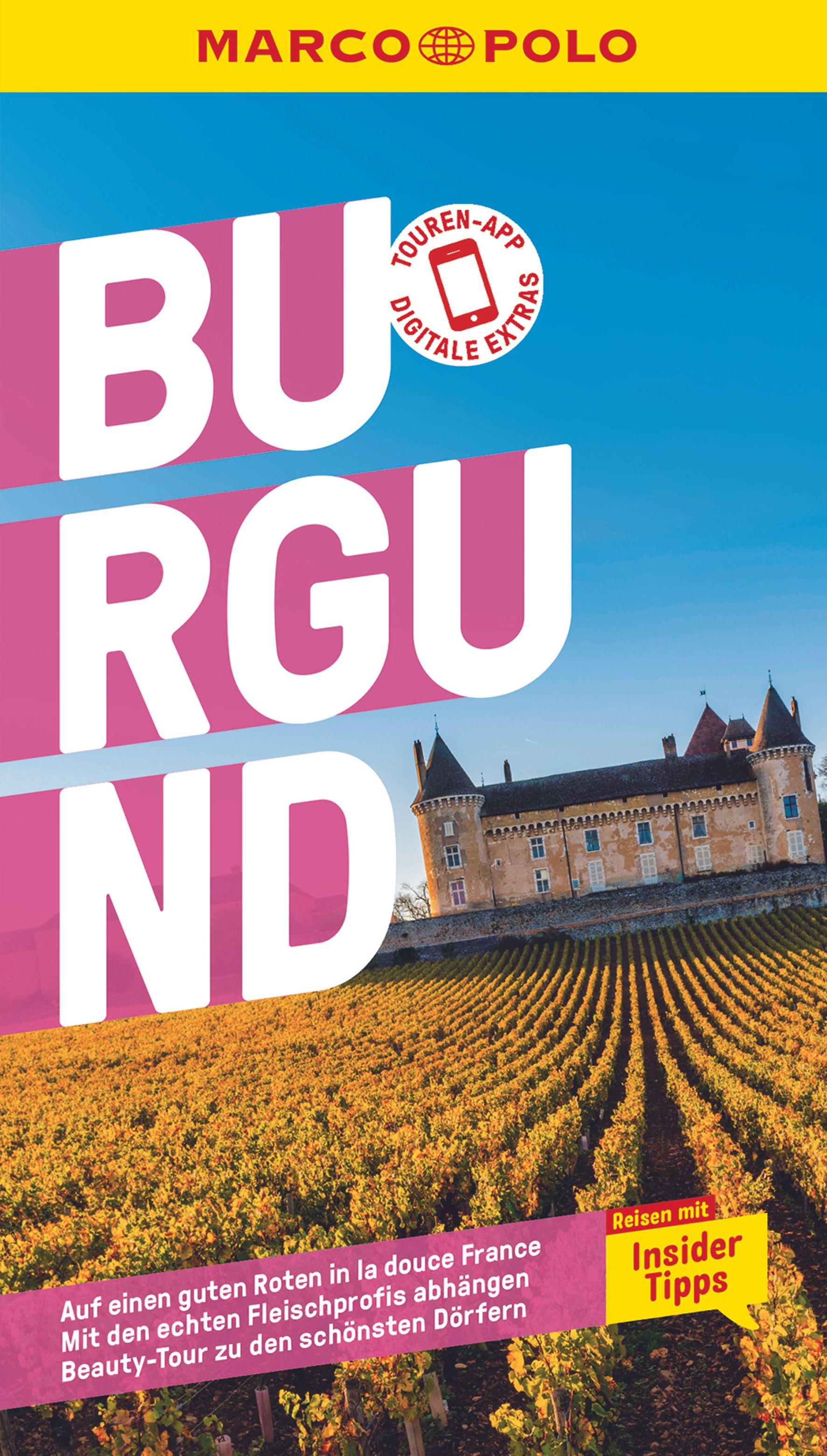 Vorderes Coverbild MARCO POLO Reiseführer Burgund