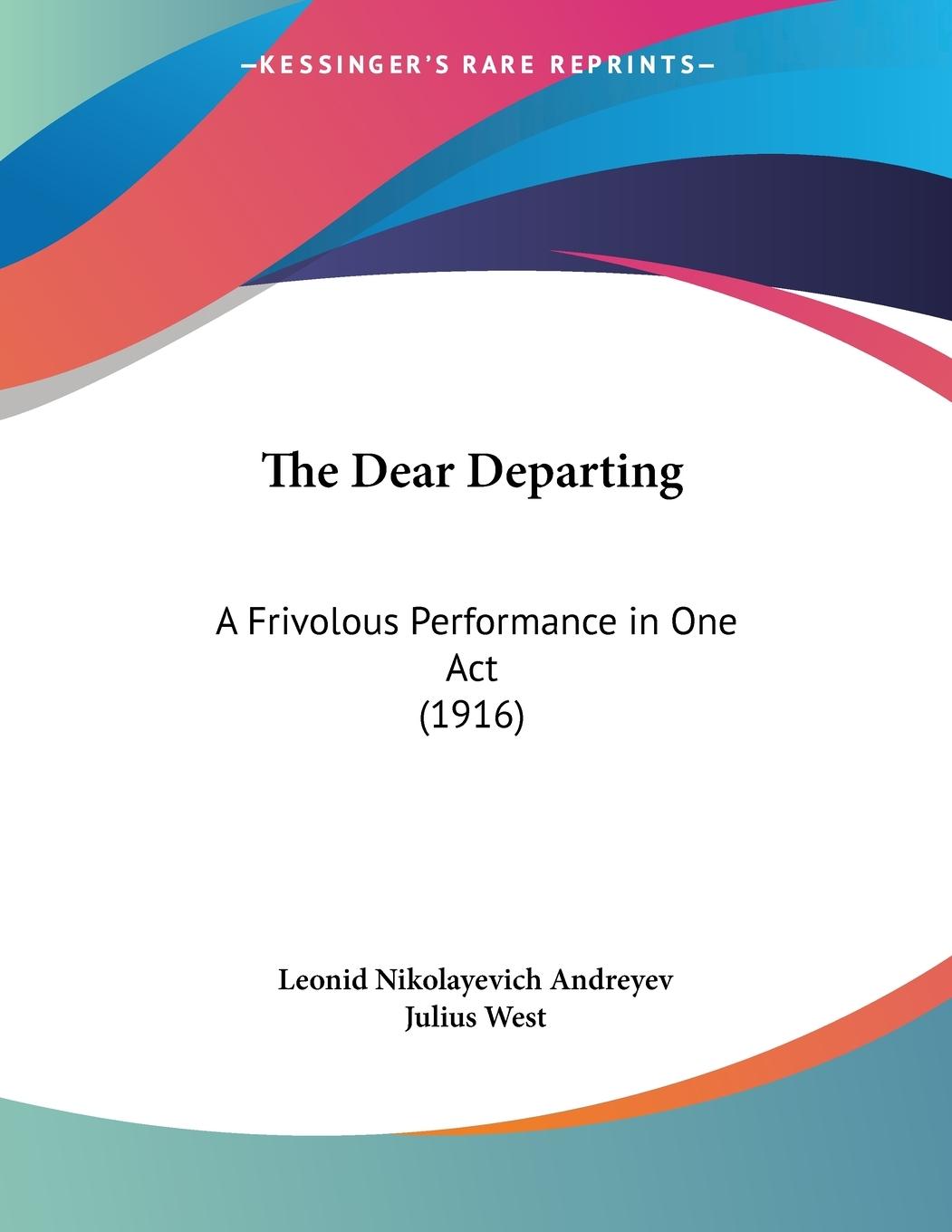 Vorderes Coverbild The Dear Departing