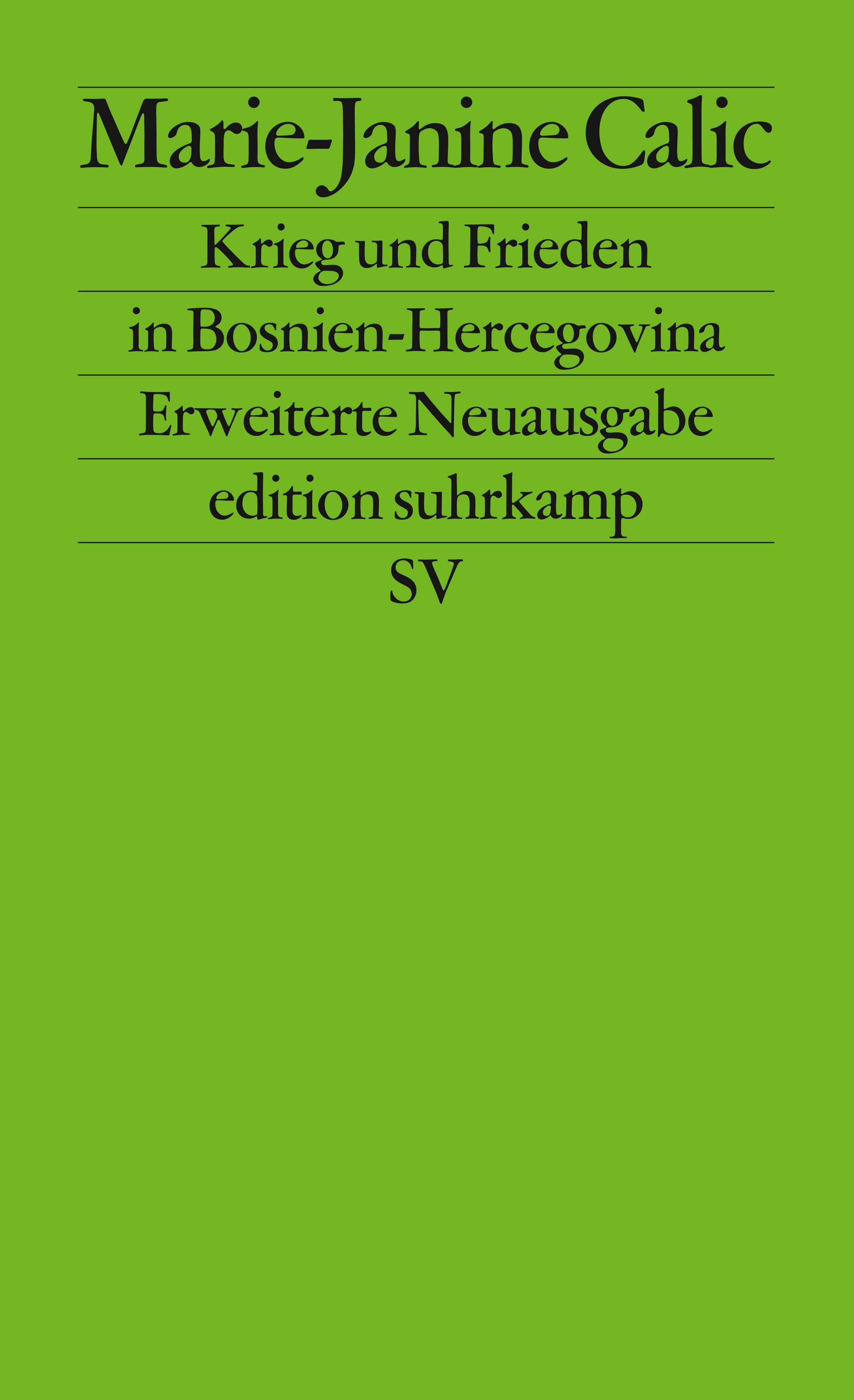 Vorderes Coverbild Der Krieg in Bosnien-Hercegovina