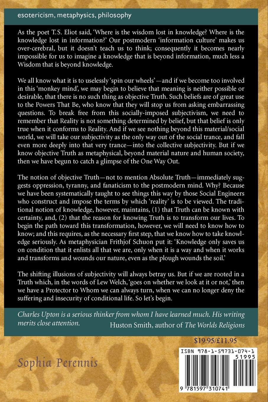 Rückseitencover Knowings