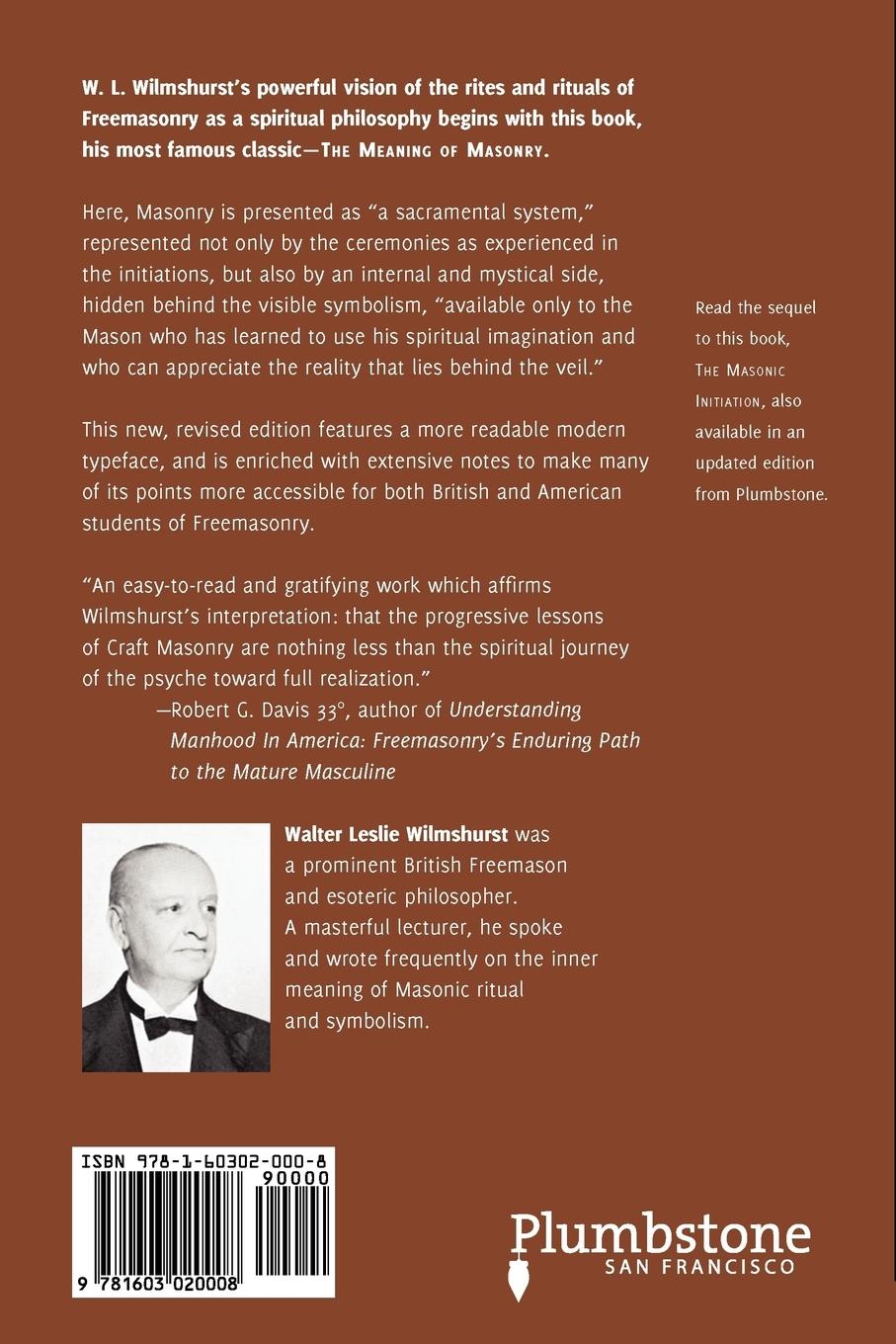 Rückseitencover The Meaning of Masonry, Revised Edition