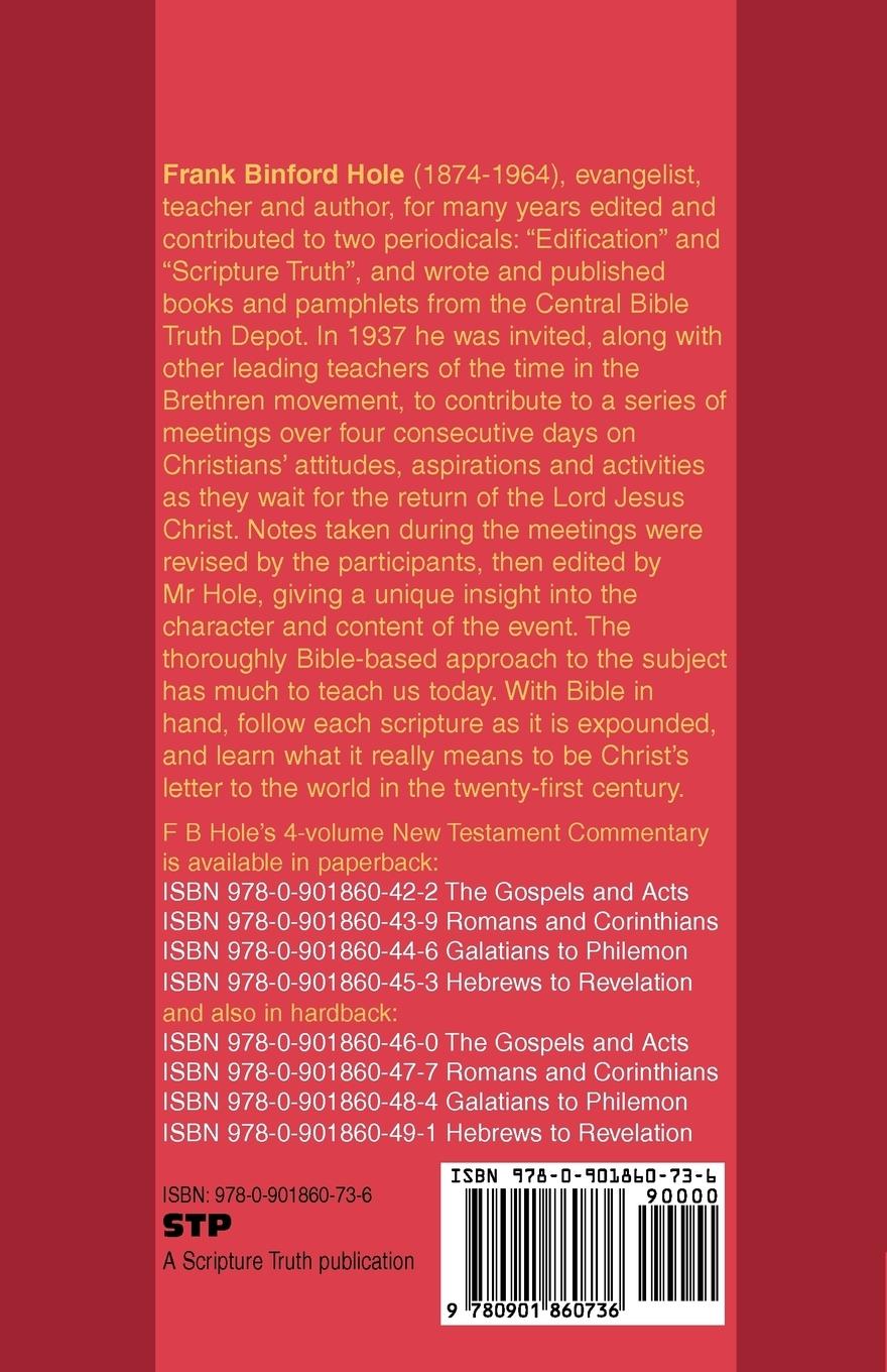 Rückseitencover The Epistle of Christ