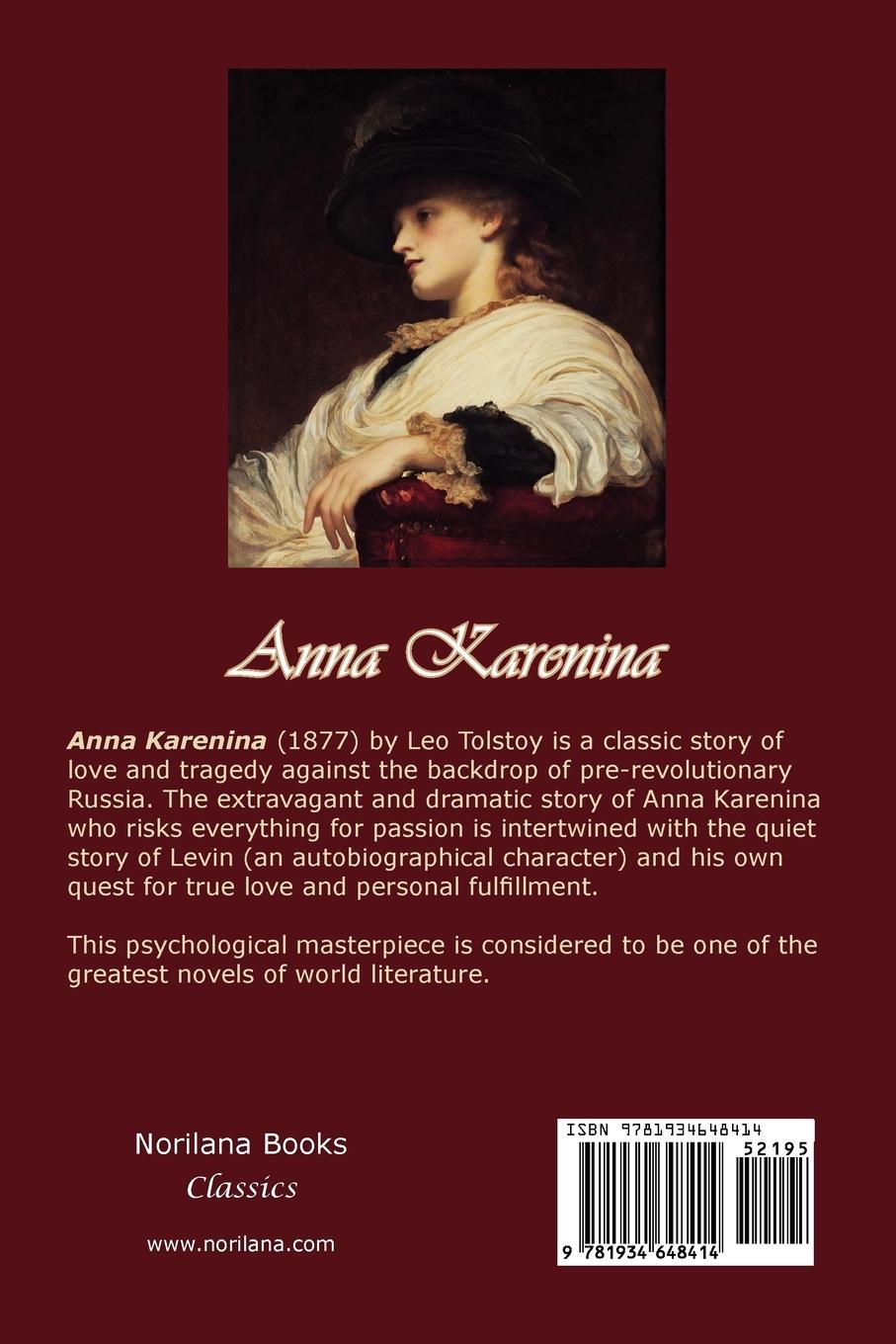Rückseitencover Anna Karenina
