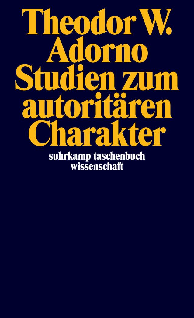Vorderes Coverbild Studien zum autoritären Charakter
