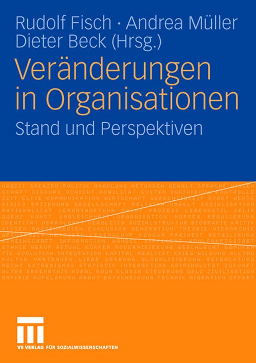 Vorderes Coverbild Veränderungen in Organisationen