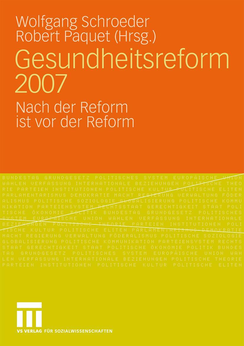 Vorderes Coverbild Gesundheitsreform 2007